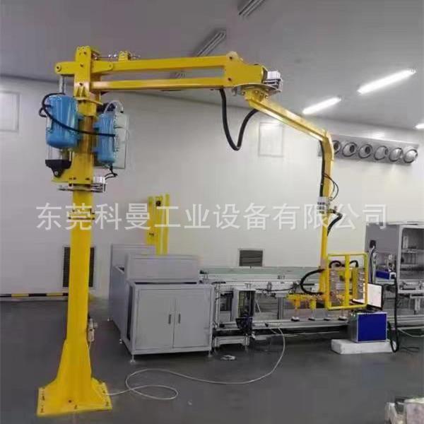 助力臂机械手石墨晶体棒搬运气控夹取翻转硬臂式机械臂上下料
