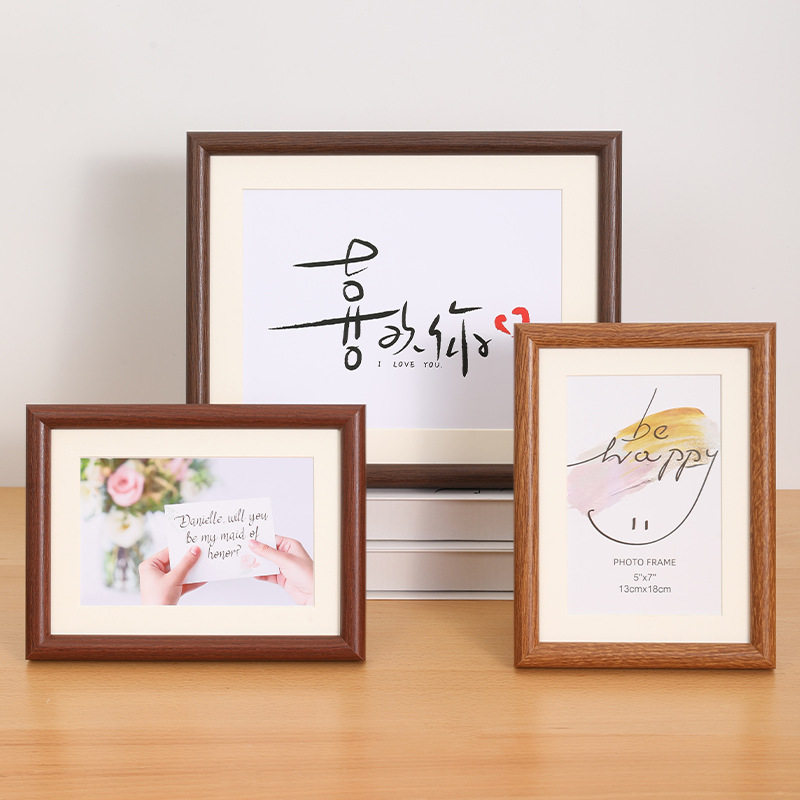 相框6寸相框摆台感摆件照片墙相框空框7寸8寸a4创意简约画框