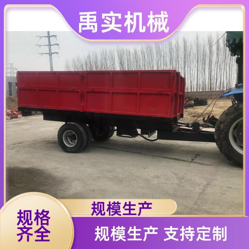源头厂家2.5吨农用拖车牵引车自卸栏拖斗挂车气刹自卸扶欧式