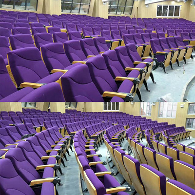 厂家供应礼堂椅电影剧场体育场看台座椅大学阶梯教室会议椅桌椅