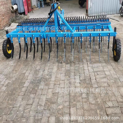 加重型3米宽的残膜回收机 可拆卸搂齿液压自动卸膜的耙齿搂膜机