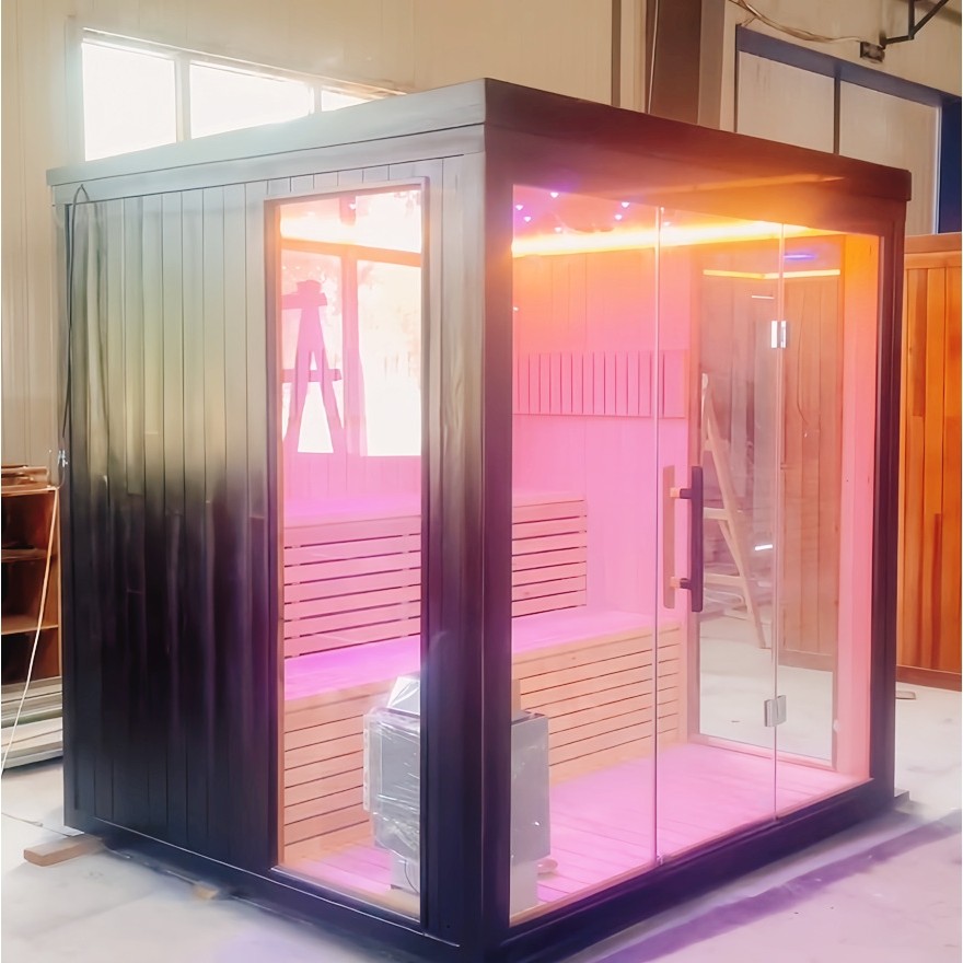 2024新铁杉木桶蒸汽房室外家庭桑拿房,商业/办公家具,隔音房/静音仓,淘宝优惠券,粉丝福利购,淘宝优惠卷