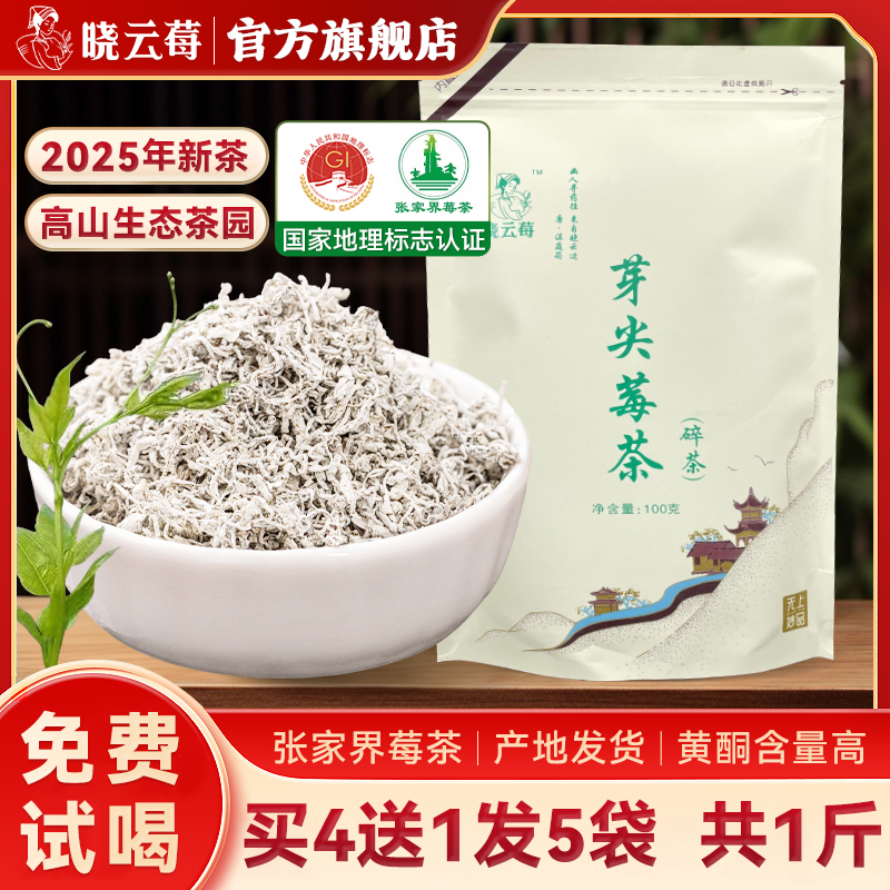 张家界正宗莓茶  头采新茶 入口回甘