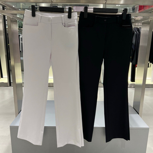 韩国高尔夫女裤直筒长裤2026春秋气质百搭高腰弹力golf运动裤子女