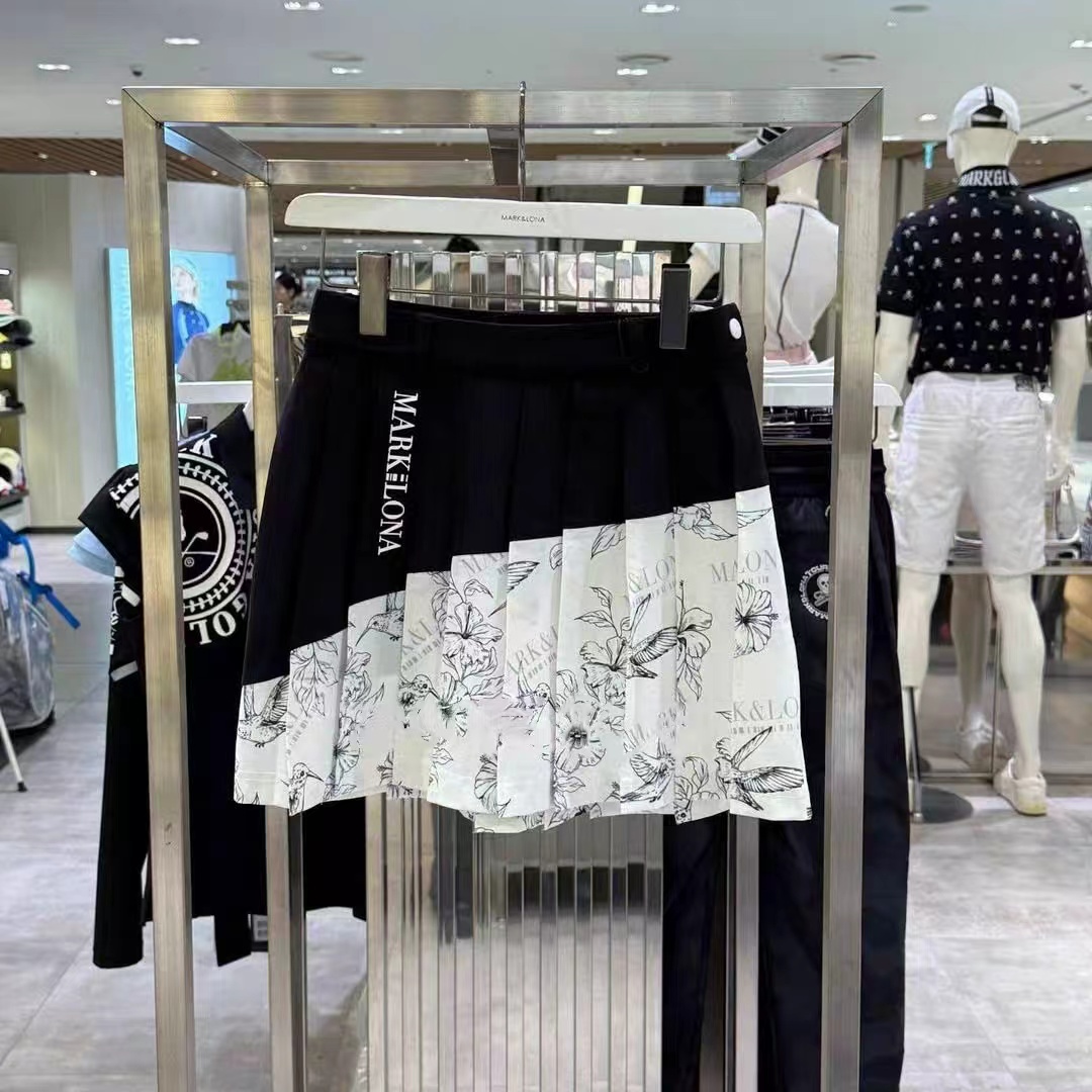 原单高尔夫球服女士运动百褶裙