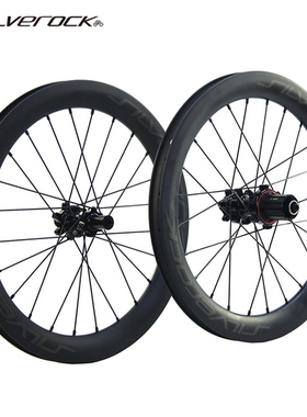 SILVEROCK SR38C碳纤维轮组18寸355碟刹圈刹鸟车折叠自行车轮组