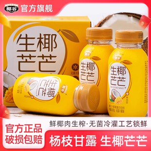 力库椰谷生椰芒芒椰子汁芒果味杨枝甘露椰奶含椰果肉植物蛋白饮料