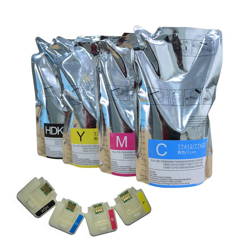 F6330墨水 T46H适用SC-F6330/F9430/F9430H数码印花机1100ml墨水