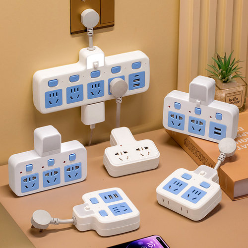 公正午纯铜插座USB夜灯独立开关