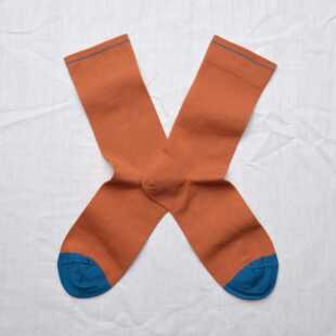 BONNE MAISON法国进口设计师高端棉彩艺术袜百搭秋冬素色网红中袜