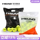 HEAD海德无压网球耐磨练习球网球初学者高级无压训练网球整袋散装
