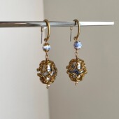 The Pearl Vintage古着 Fan Cage耳饰