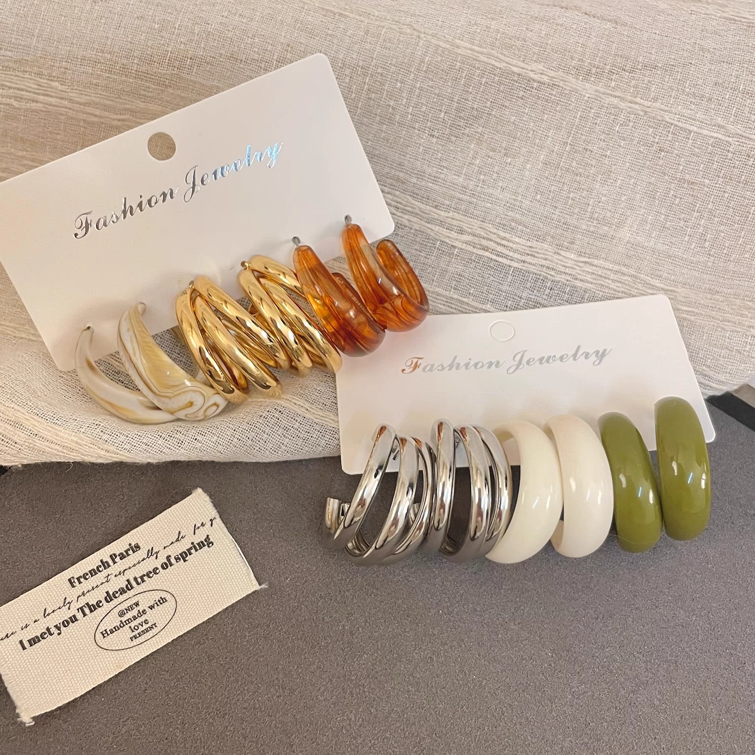 Vintage古着 Flowing light years耳饰