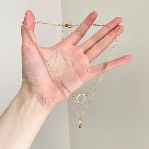 Vintage古着 Gilded Sun Halo项链