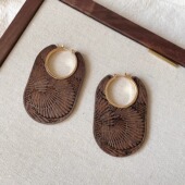 Vintage古着 Printing耳饰 The Moon