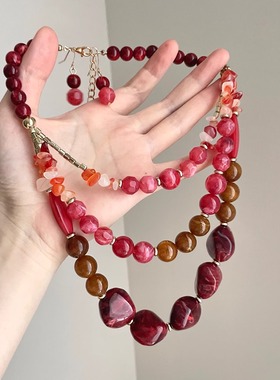 Vintage古着 Crimson blush套装