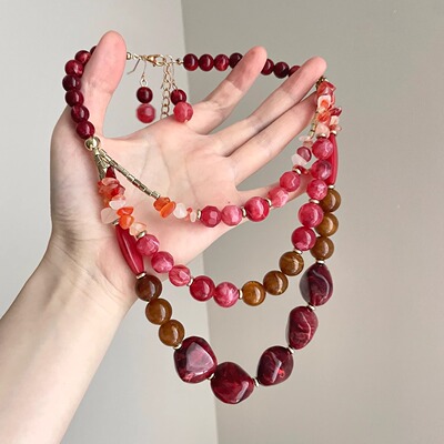 Vintage古着 Crimson blush套装