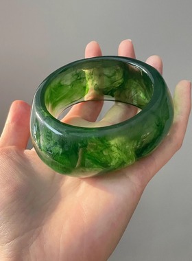 Vintage古着 Resin elliptical手镯