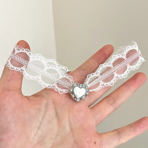 Vintage古着 Pure white contract项链