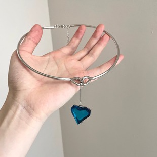 Vintage古着 Blue Heart Ruling项链