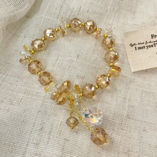 Vintage古着 Lucent Honey Gem手串