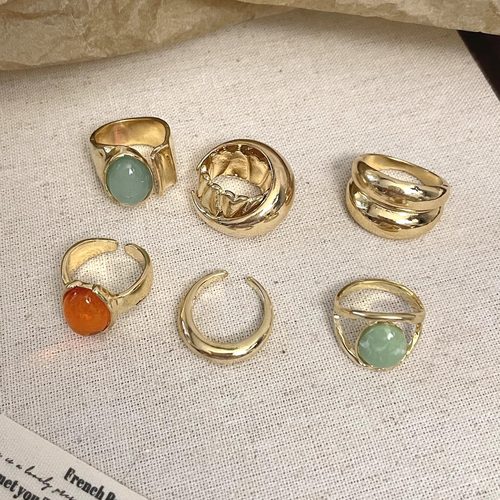 Vintage古着 The jewel star shines套戒