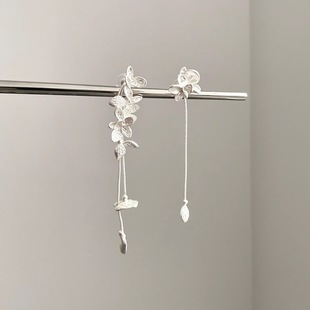 French flower birds fish tassels耳饰 and Vintage古着