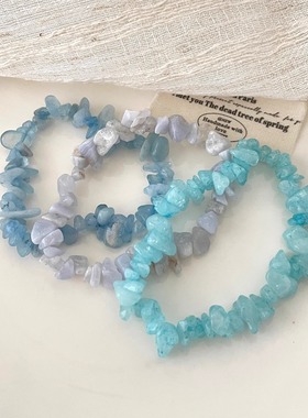 Vintage古着 Sea moon flowing light手串