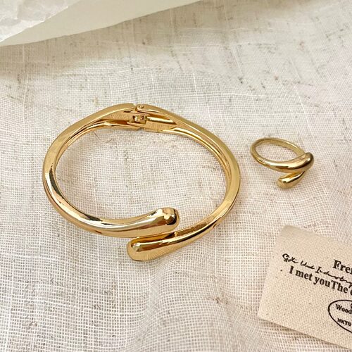 Vintage古着 Simple arc golden rhyme套装
