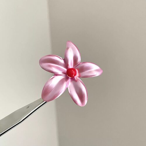 Vintage古着 Glass powder gardenia戒指