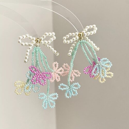 Vintage古着 Light summer shadow耳饰