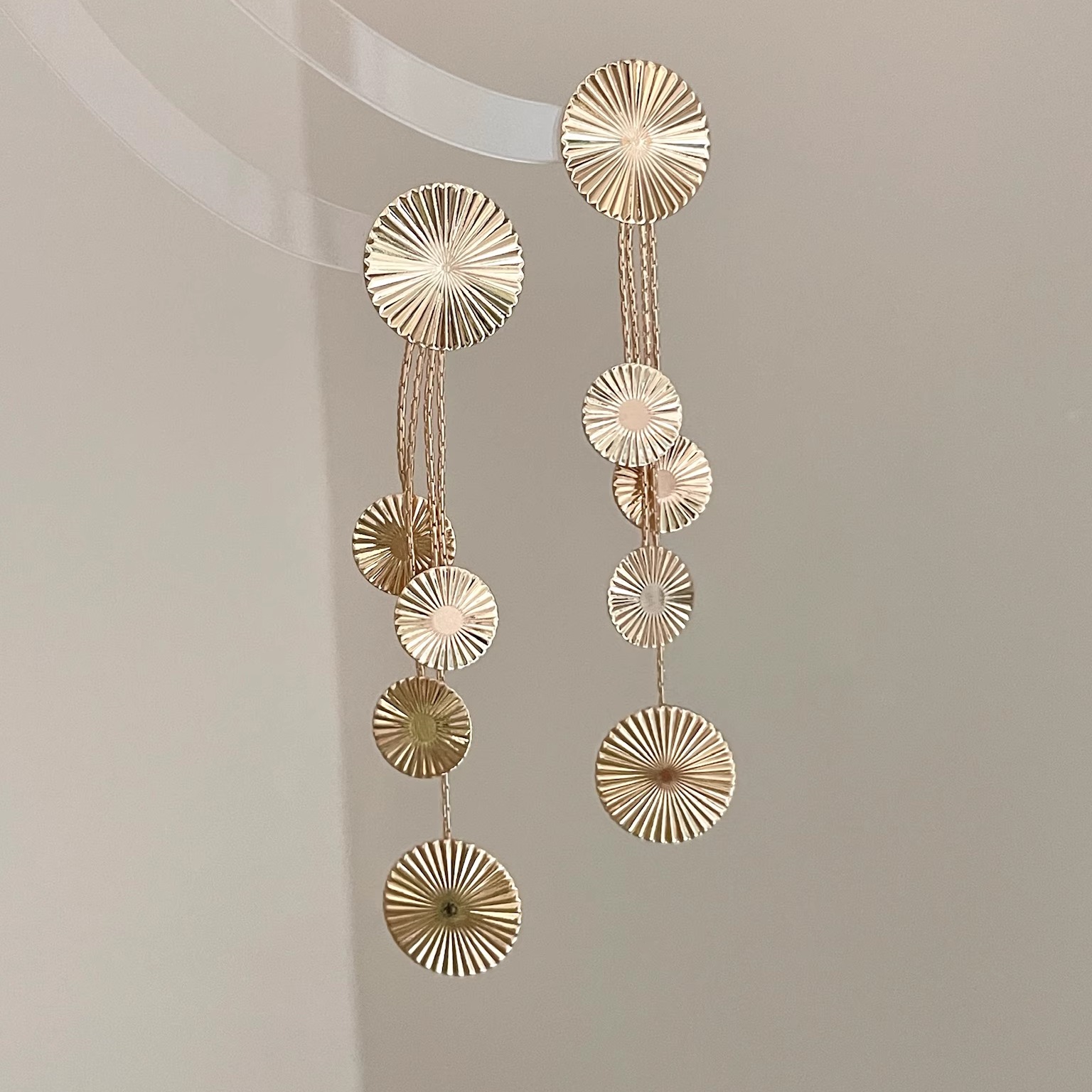 Vintage古着 Silver heart mass耳饰