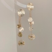 heart Vintage古着 Silver mass耳饰