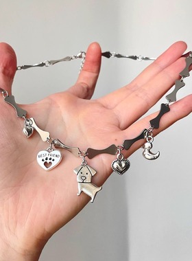 Vintage古着 Puppy bones项链