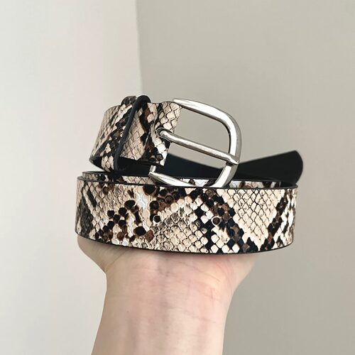 Vintage古着 Snake Texture腰带