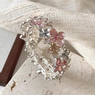 cherry small blossoms手镯 Enameled Vintage古着