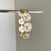 The rhyme Vintage古着 ancient coins手镯