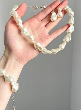 Vintage古着 Baroque pearls套装