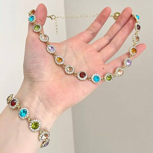 Vintage古着 Prismatic Floral Parure套装