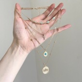 Vintage古着 Bohemian lotus项链