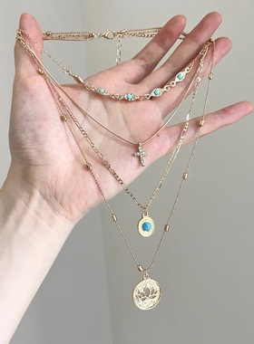 Vintage古着 Bohemian lotus项链