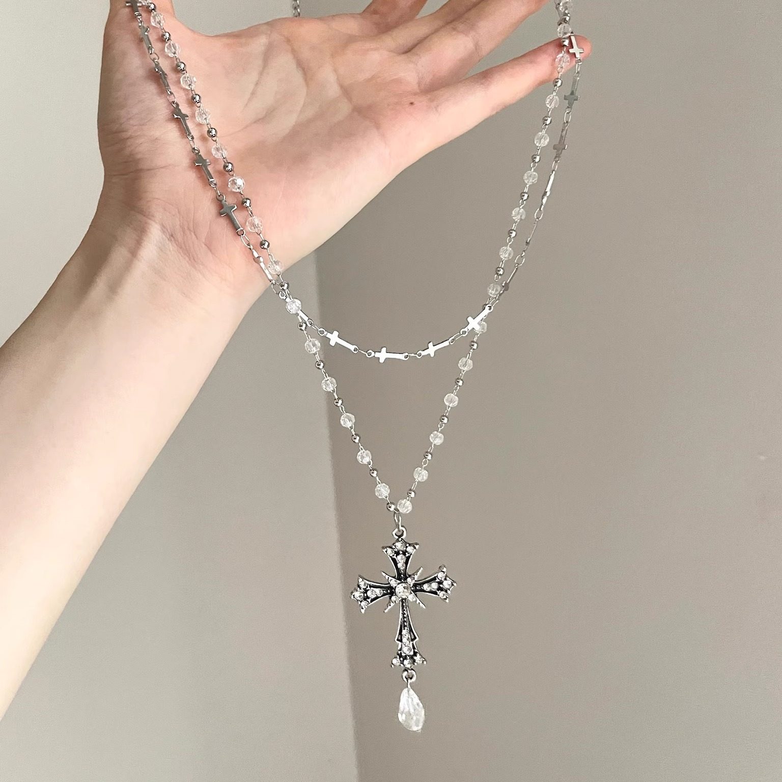 Vintage古着 The cross of fate项链