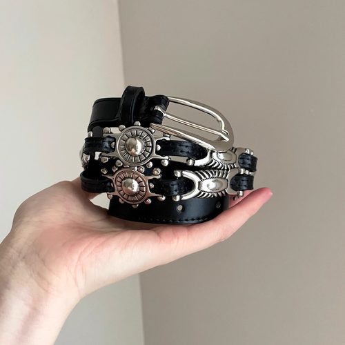 Vintage古着 Punk carved belt腰带