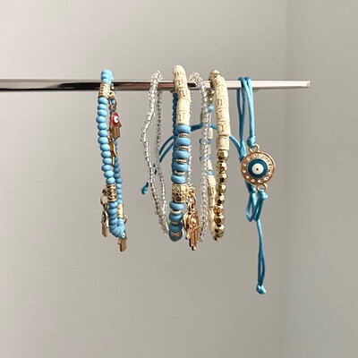 Vintage古着 Lake Blue Devil's Eye手串