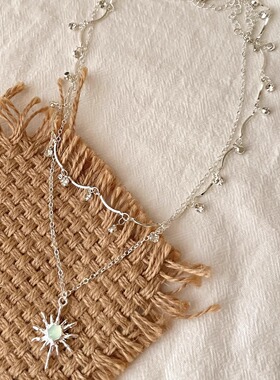 Vintage古着 The sun of cold flame项链