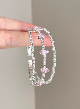 Vintage古着 Brilliant rhinestones手镯