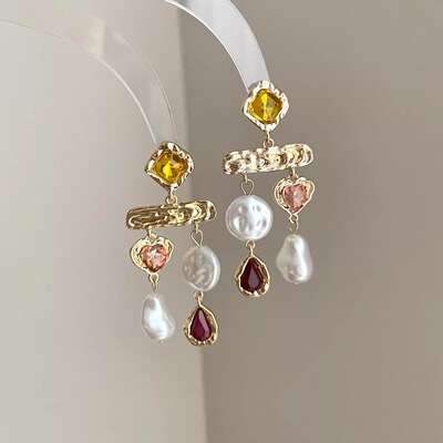 Vintage古着 Gorgeous treasure耳饰