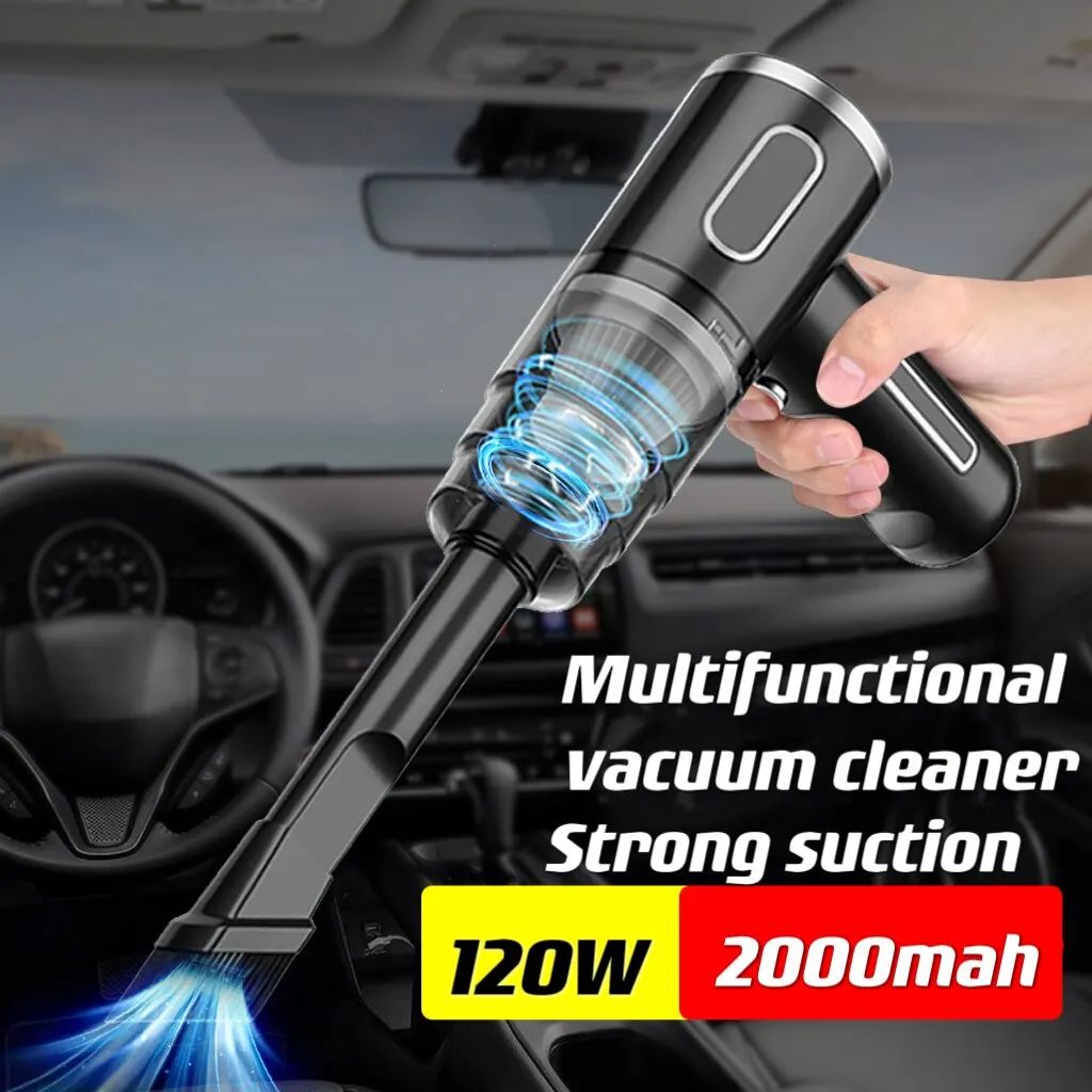 Car Cordless Vacuum Cleaner Portable Large Suction Household