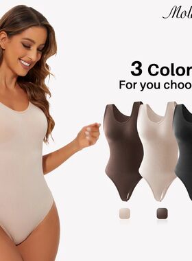 Seamless Shapewear Bodysuit for Women Body Shaper Thong Body