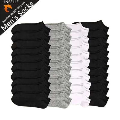 10 Pairs Women/Men Boat Socks Invisible Low Cut Silicone Non